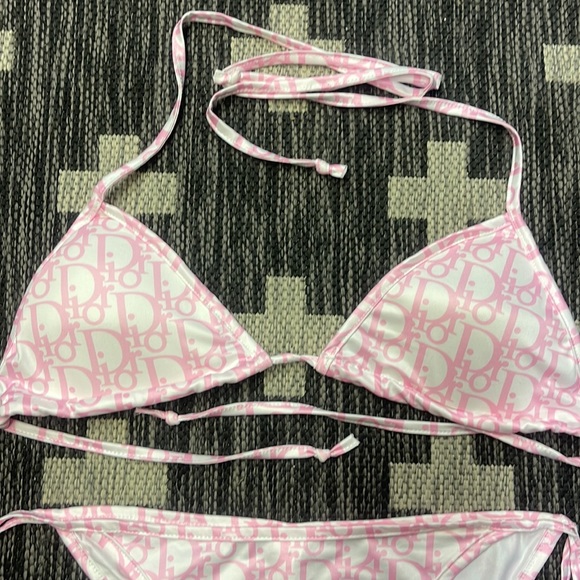 Bikini Pink/White Large - Picture 3 of 3